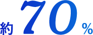 約70%