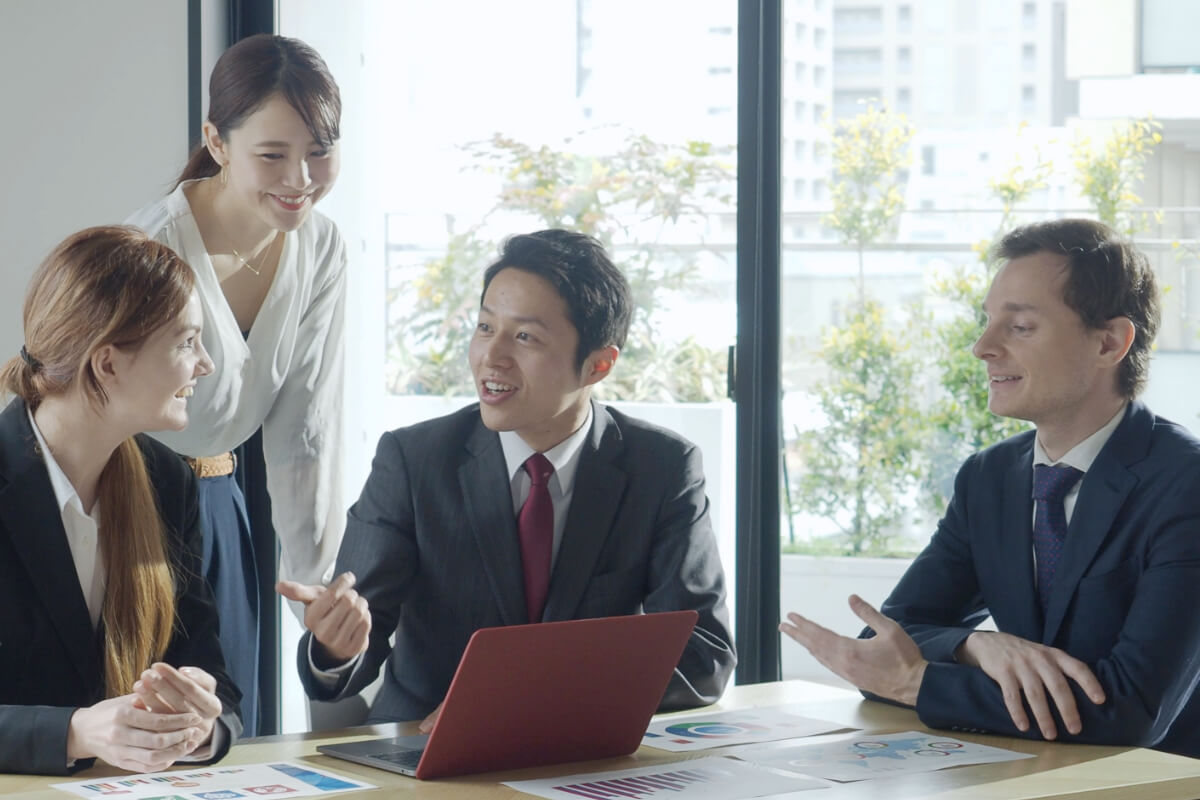 チームワークを<br />
大切にする人材