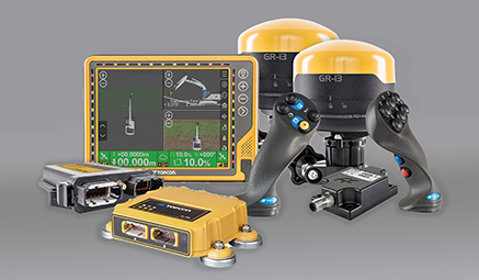 3D-MC GNSS ショベル<br />
X-53x Auto