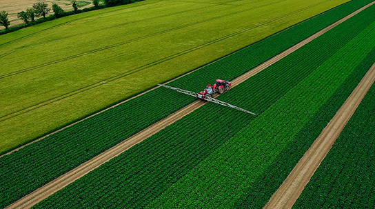 環境と調和した地球にやさしい農業に貢献。<br />
生育状態を「可視化」し、ジャガイモの生産量をアップ